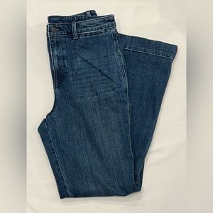 Talbots Size 10, high waisted flare jeans, lightly used